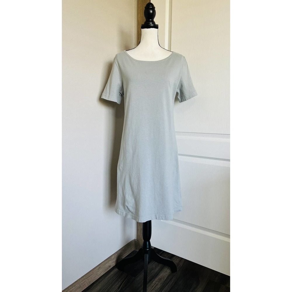Bryn Walker Sz Small Solid Gray Heavy Cotton Tuni… - image 1